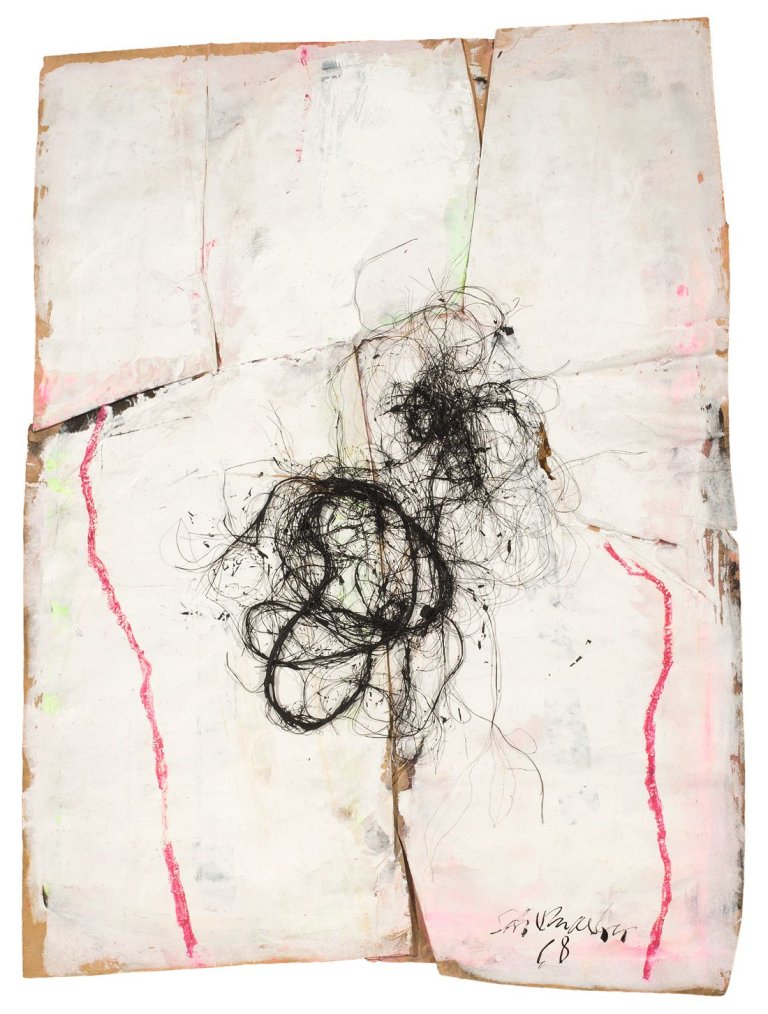 Auf diesem Bild ist das folgende Kunstwerk zu sehen: Emil Schumacher. „KS-11/1968“. 1968.