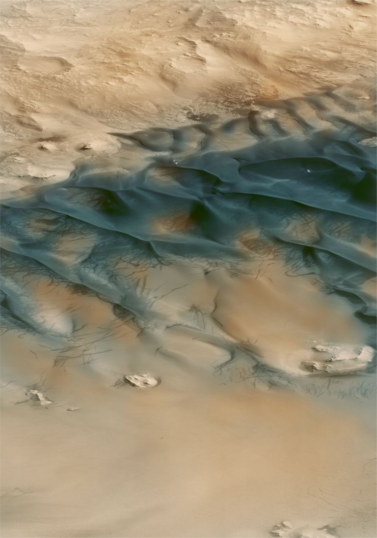 Auf diesem Bild ist das folgende Kunstwerk zu sehen: Thomas Ruff. ma.r.s. 15. 2011.
