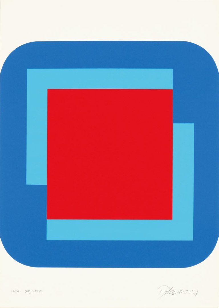 Auf diesem Bild ist das folgende Kunstwerk zu sehen:  Mappenwerk. „Kölner Kunstmarkt 68“. 1968.