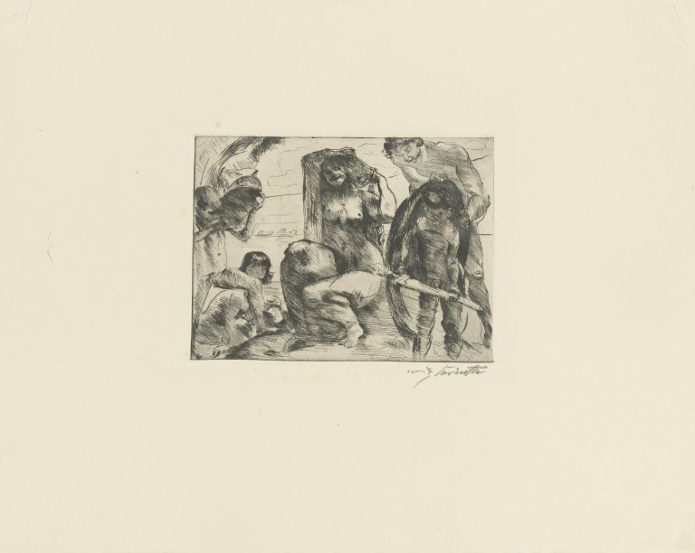 This picture shows the following artwork: Lovis Corinth. „Der Spiegel der Venus“. 1919.