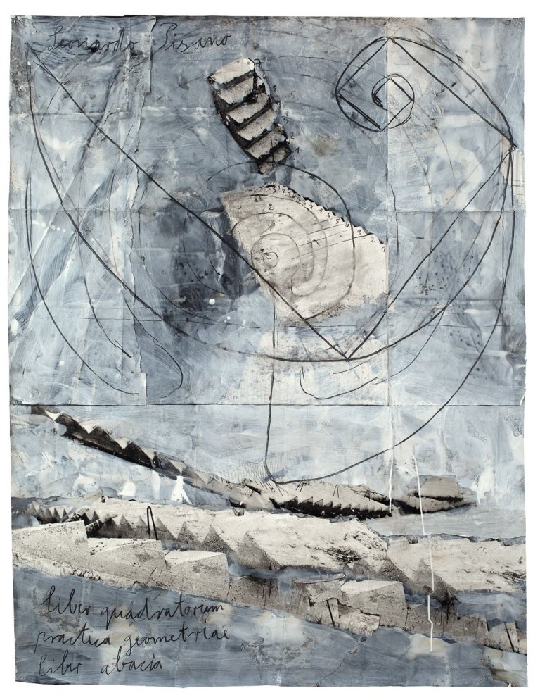 This picture shows the following artwork: Anselm Kiefer. „Leonardo Pisano”. 2004/08.