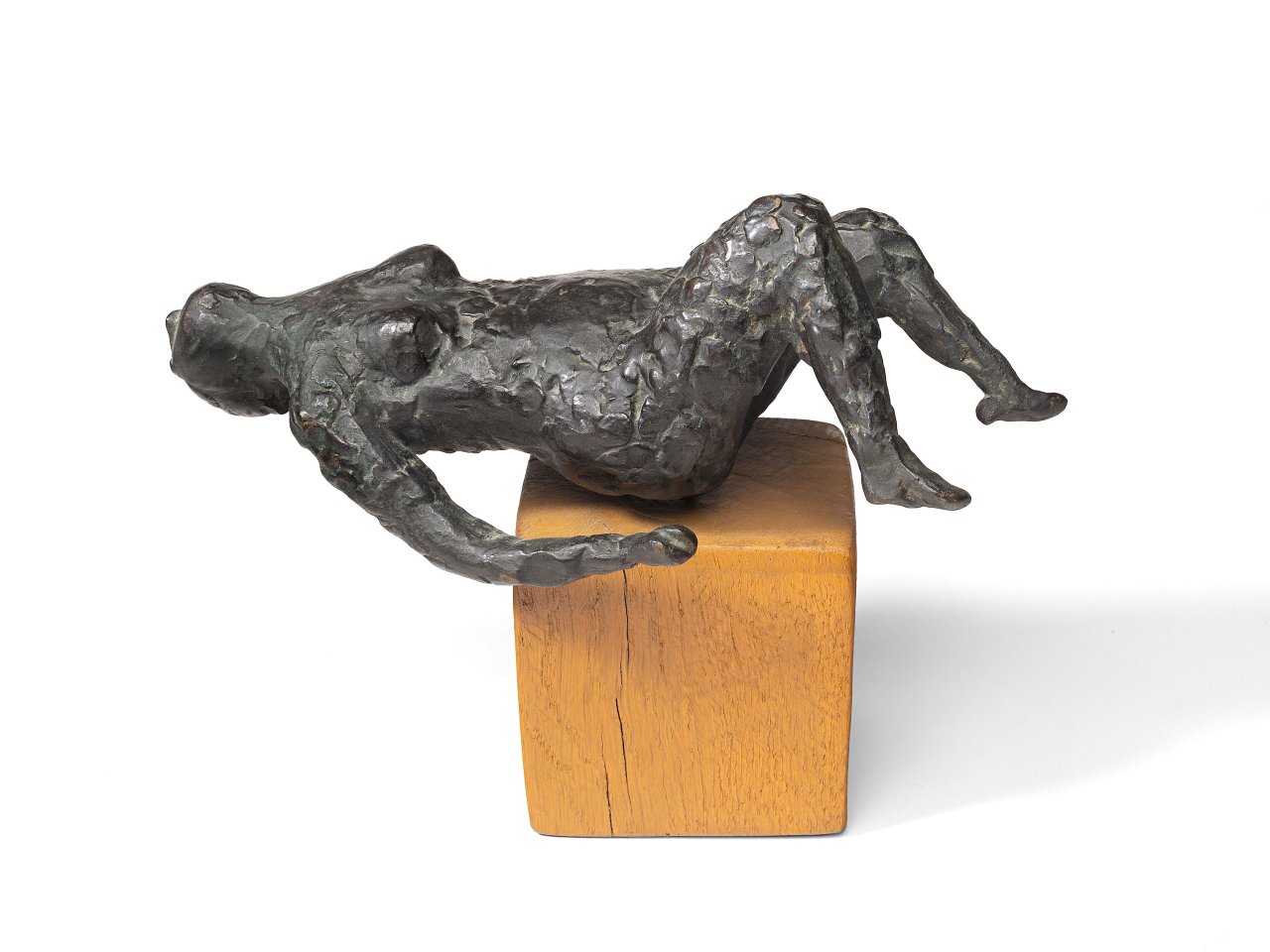 Auf diesem Bild ist das folgende Kunstwerk zu sehen: Gustav Seitz. Erster Entwurf zur großen Danae. 1967.