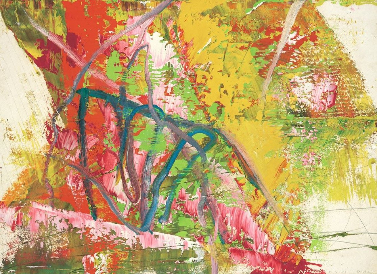 This picture shows the following artwork: Gerhard Richter. Ohne Titel („14.4.86“). 1986.