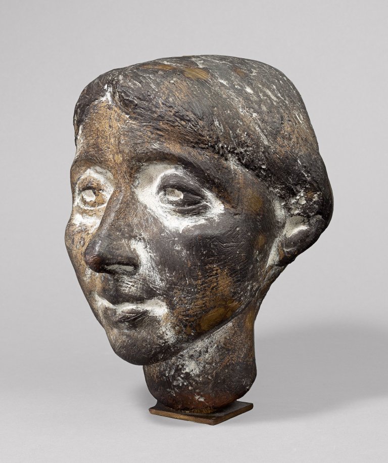 Auf diesem Bild ist das folgende Kunstwerk zu sehen: Waldemar Grzimek. „Porträtkopf Lydia“. 1967.