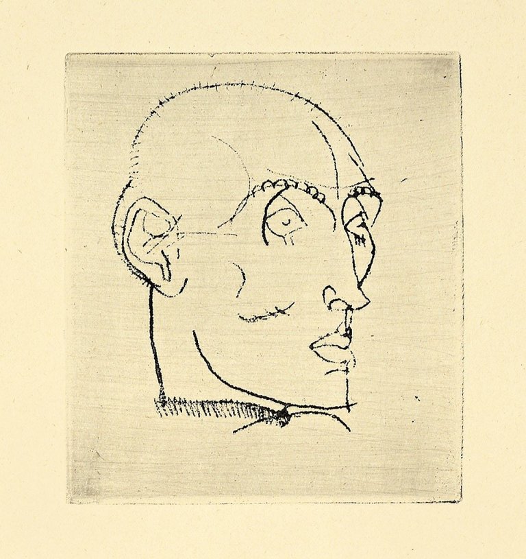 Auf diesem Bild ist das folgende Kunstwerk zu sehen: Egon Schiele. „Männliches Bildnis“. 1914.
