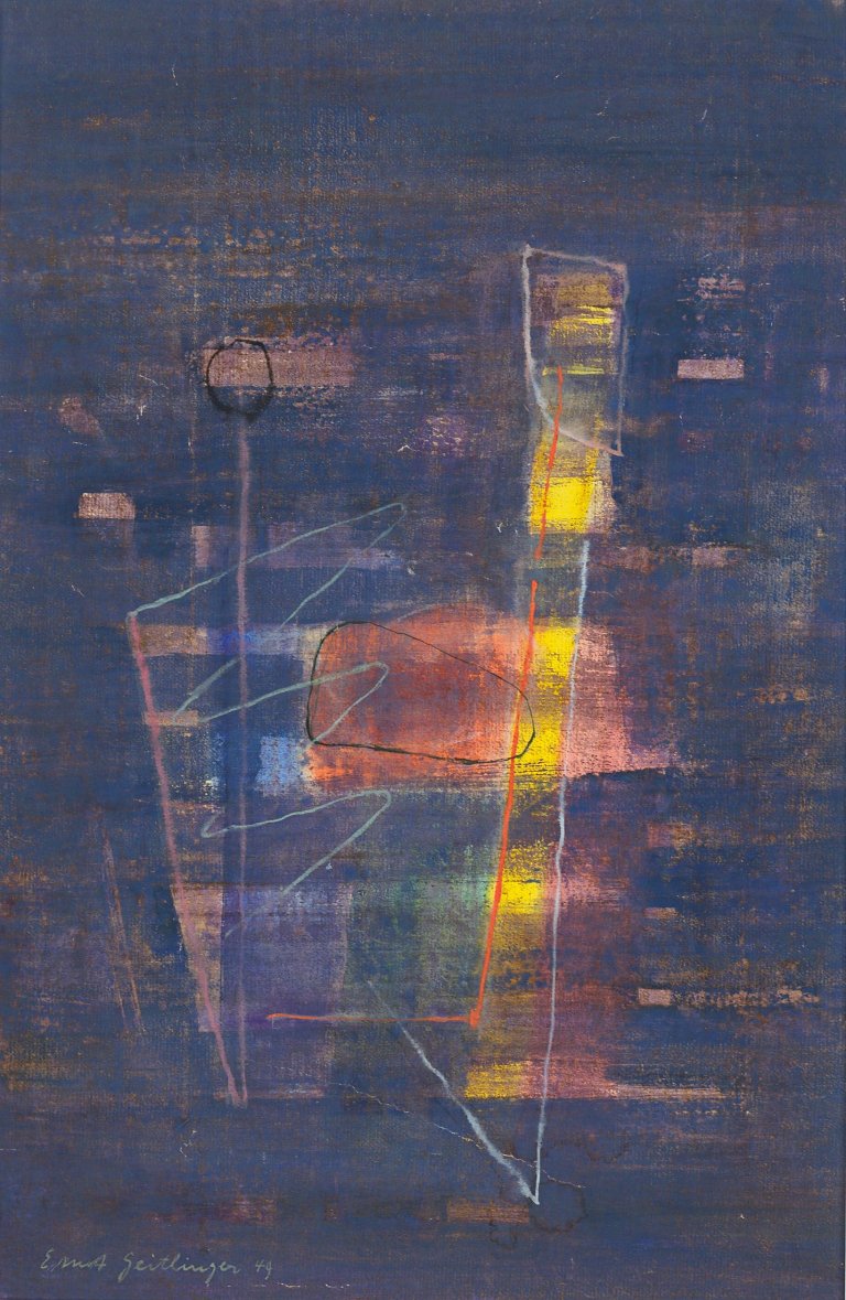 Auf diesem Bild ist das folgende Kunstwerk zu sehen: Ernst Geitlinger. „Paar“. 1949/1956.