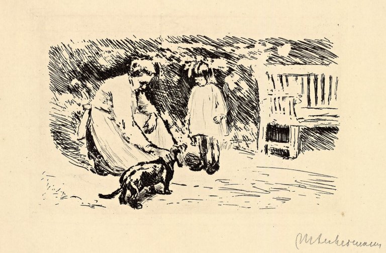 Auf diesem Bild ist das folgende Kunstwerk zu sehen: Max Liebermann. „Julius Elias: Die Handzeichnungen Max Liebermanns“. 1922.