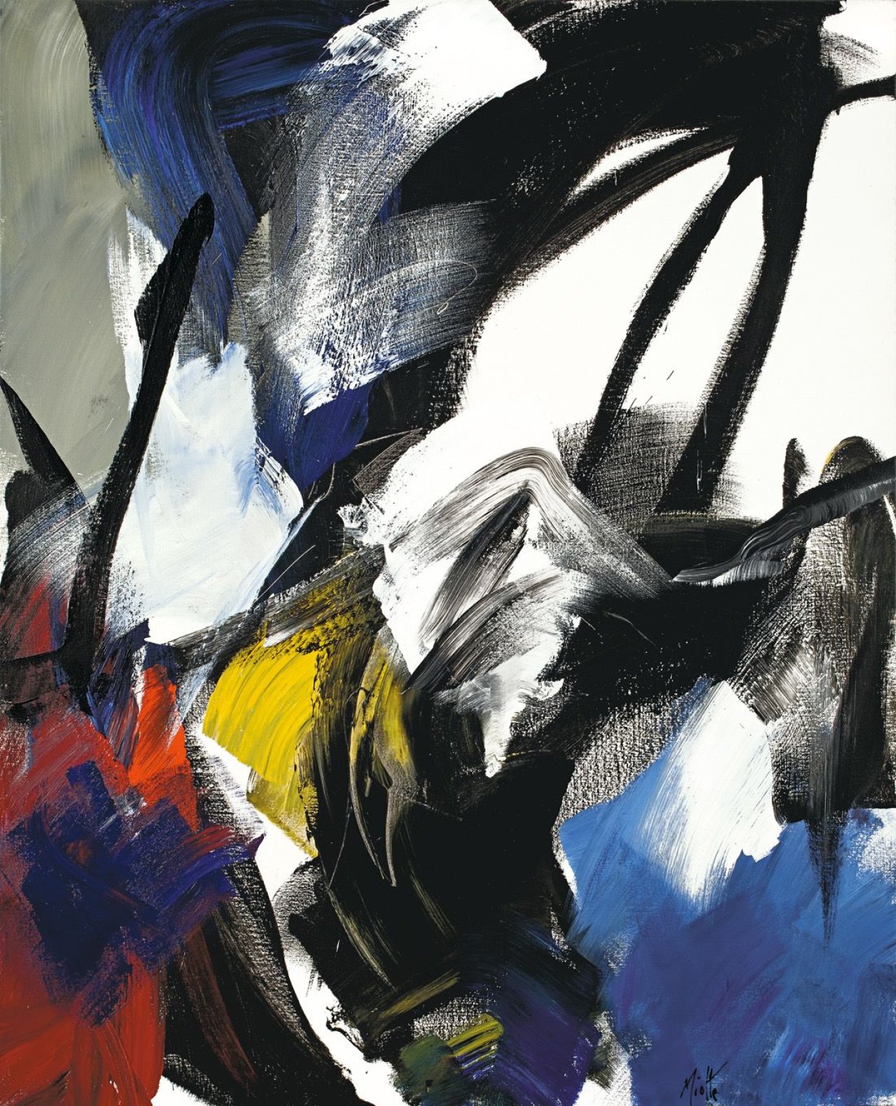 Auf diesem Bild ist das folgende Kunstwerk zu sehen: Jean Miotte. Ohne Titel.