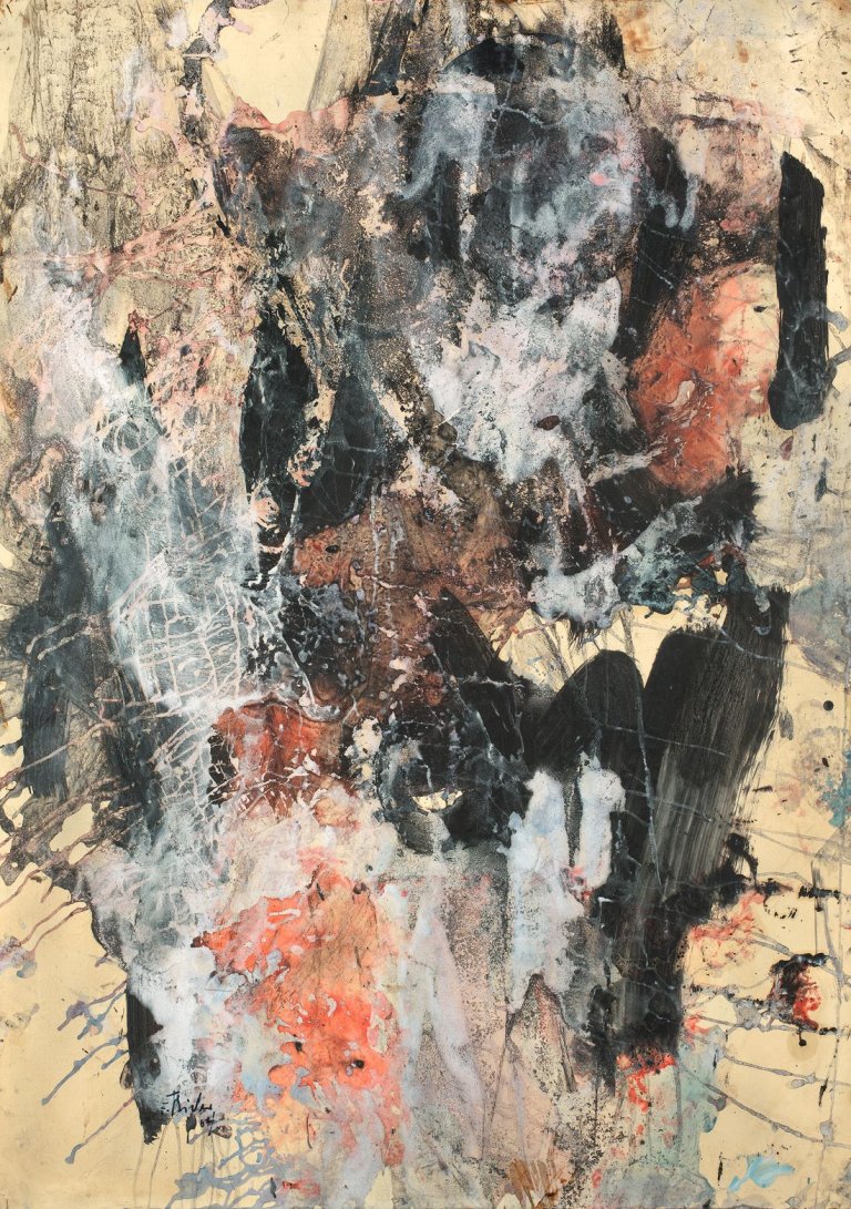 Auf diesem Bild ist das folgende Kunstwerk zu sehen: Fred Thieler. „W 1/64“. 1964.