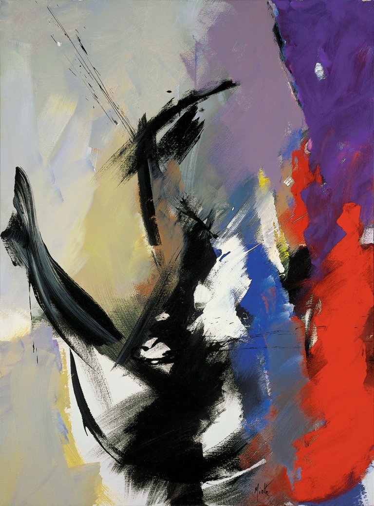 Auf diesem Bild ist das folgende Kunstwerk zu sehen: Jean Miotte. „Nord“. 1987.