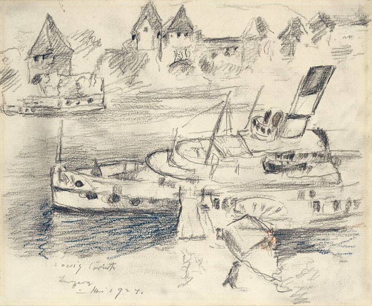 This picture shows the following artwork: Lovis Corinth. „Luzern“. 1924.