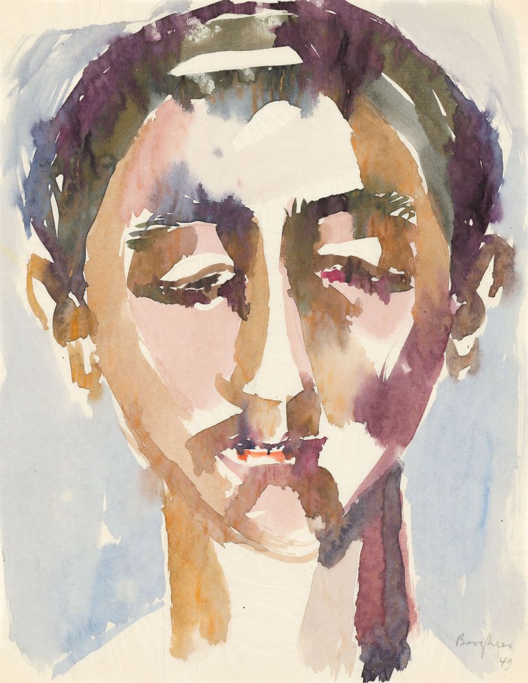 Auf diesem Bild ist das folgende Kunstwerk zu sehen: Eduard Bargheer. „Jesuit“. 1949.