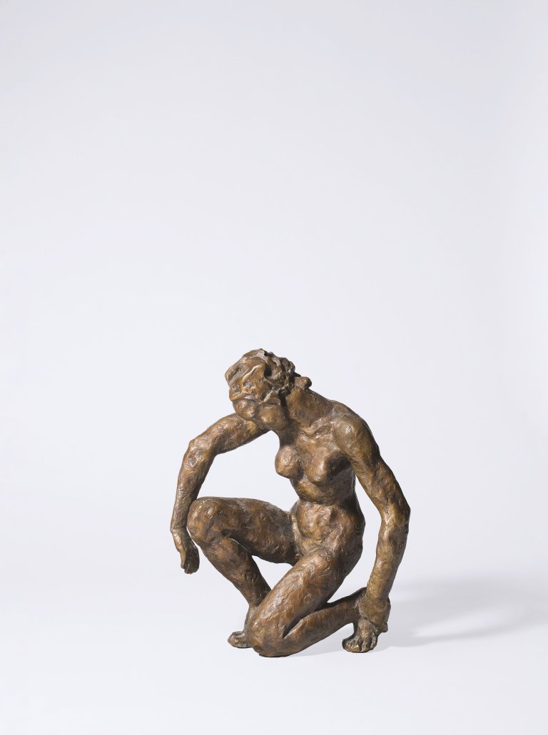 Auf diesem Bild ist das folgende Kunstwerk zu sehen: Georg Kolbe. „Pietà (Kleine Pietà)“. 1928.