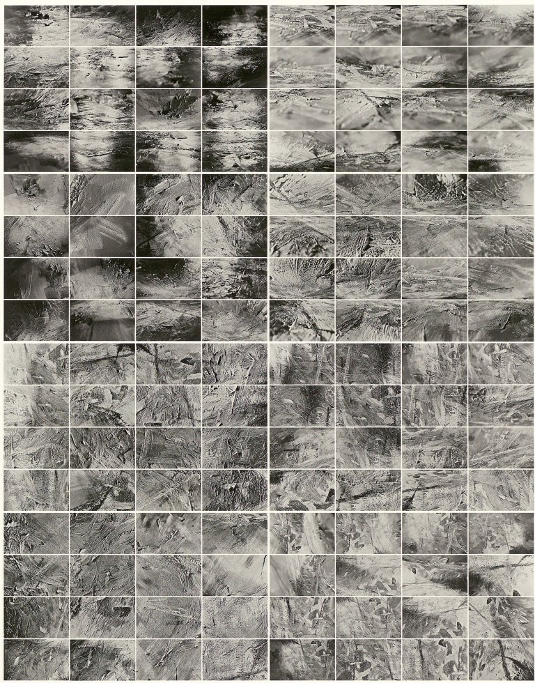 Auf diesem Bild ist das folgende Kunstwerk zu sehen: Gerhard Richter. „128 Fotos von einem Bild (Halifax 1978) II“. 1998.