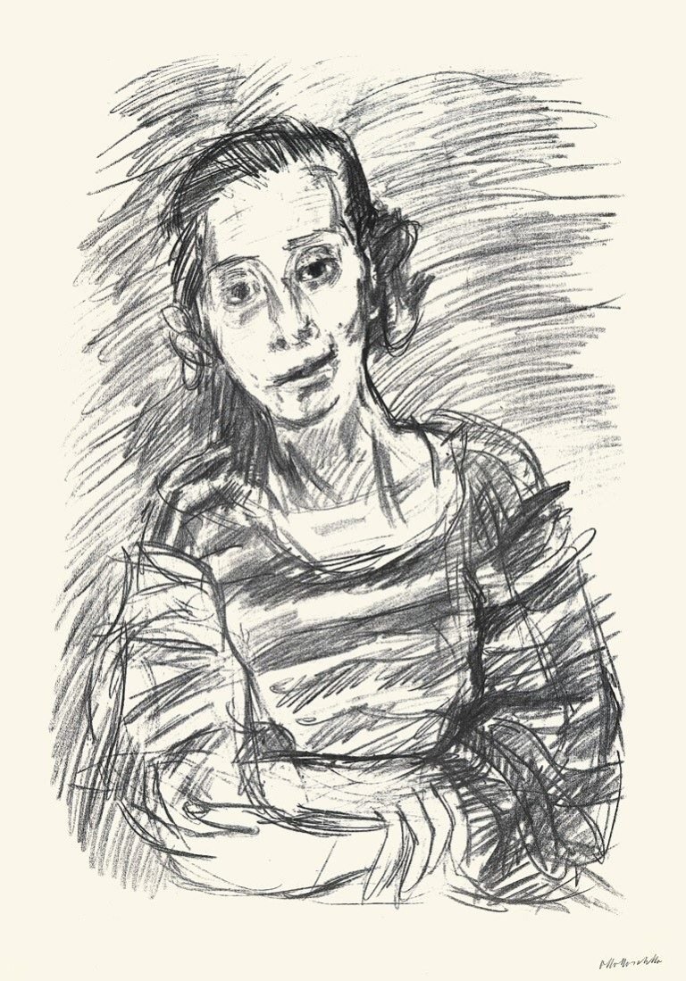 Auf diesem Bild ist das folgende Kunstwerk zu sehen: Oskar Kokoschka. „Konzert I“ (Naemi). 1920.