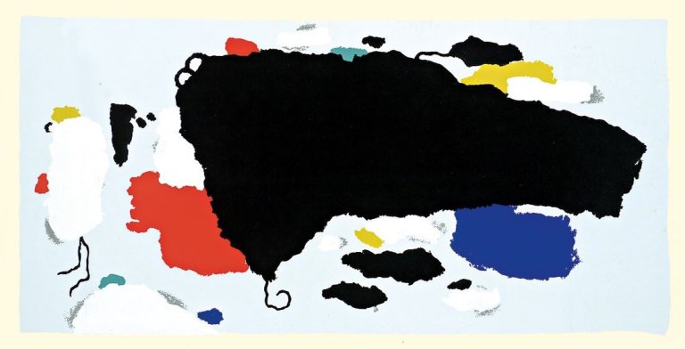 Auf diesem Bild ist das folgende Kunstwerk zu sehen: Willi Baumeister. „Mo“. 1954.