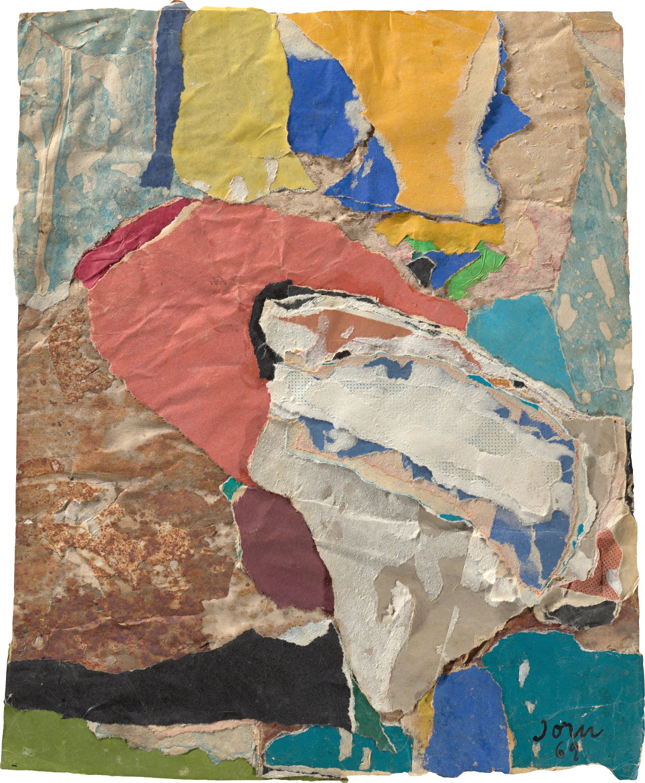 Auf diesem Bild ist das folgende Kunstwerk zu sehen: Asger Jorn. „Simone et son Jules“. 1969.