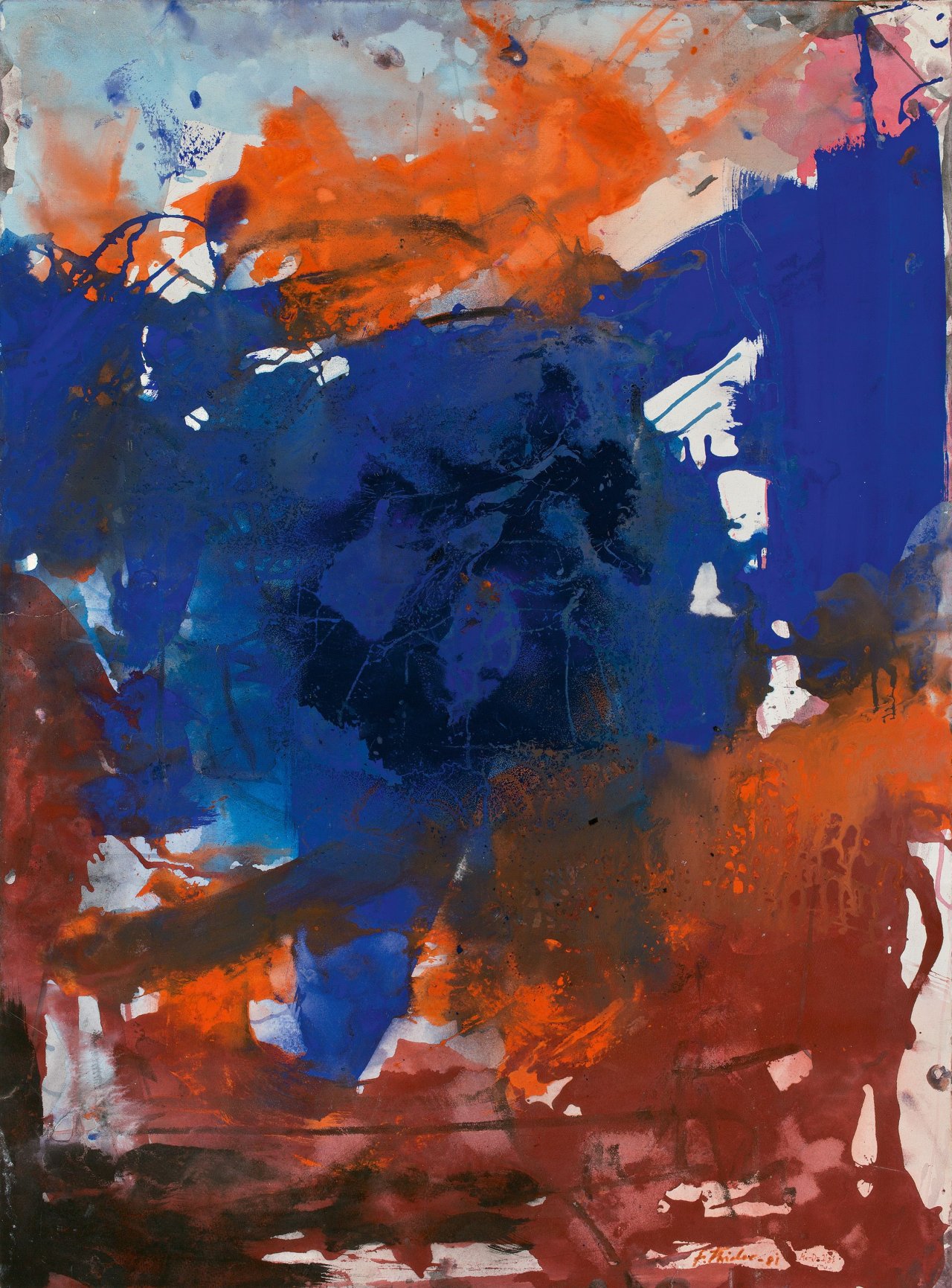 This picture shows the following artwork: Fred Thieler. Untitled. 1981.