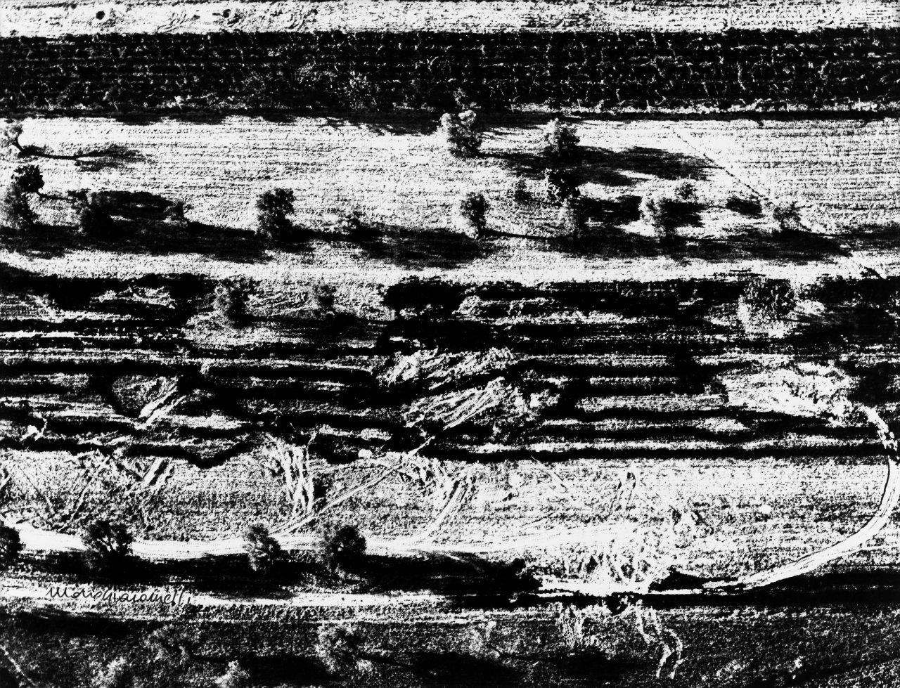 Auf diesem Bild ist das folgende Kunstwerk zu sehen: Mario Giacomelli. Aus der Serie „Storie di Terra“. 1980er–Jahre.