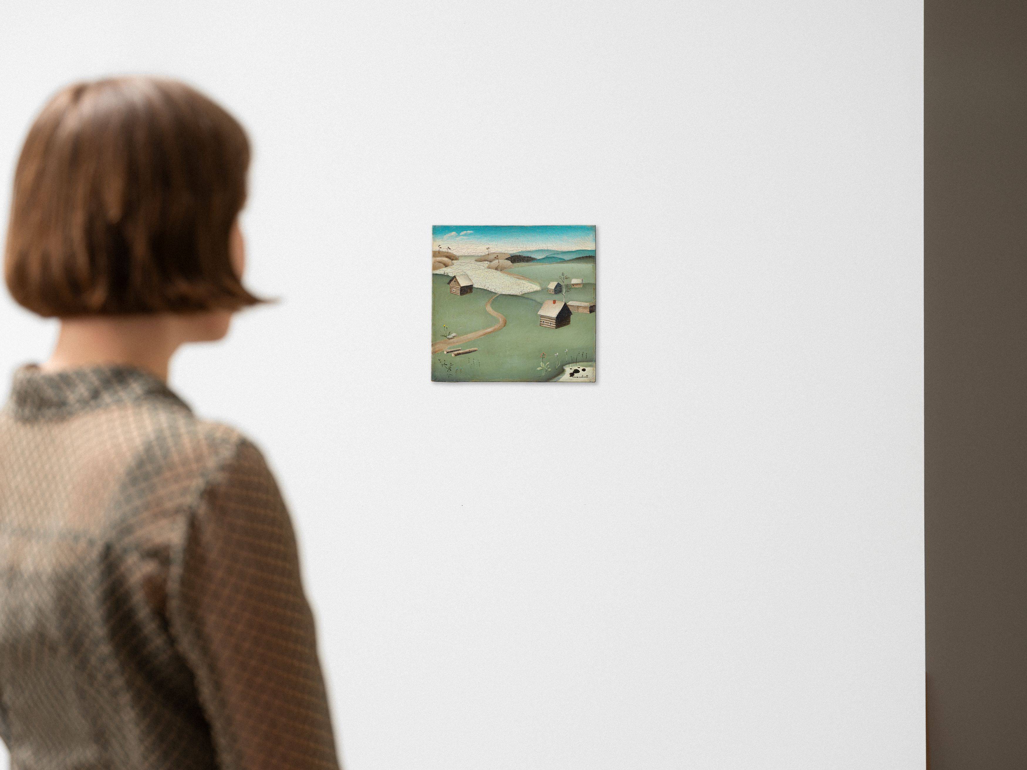 This picture shows the following artwork: Nicolai Wassilieff. Nordic landscape. 1927.