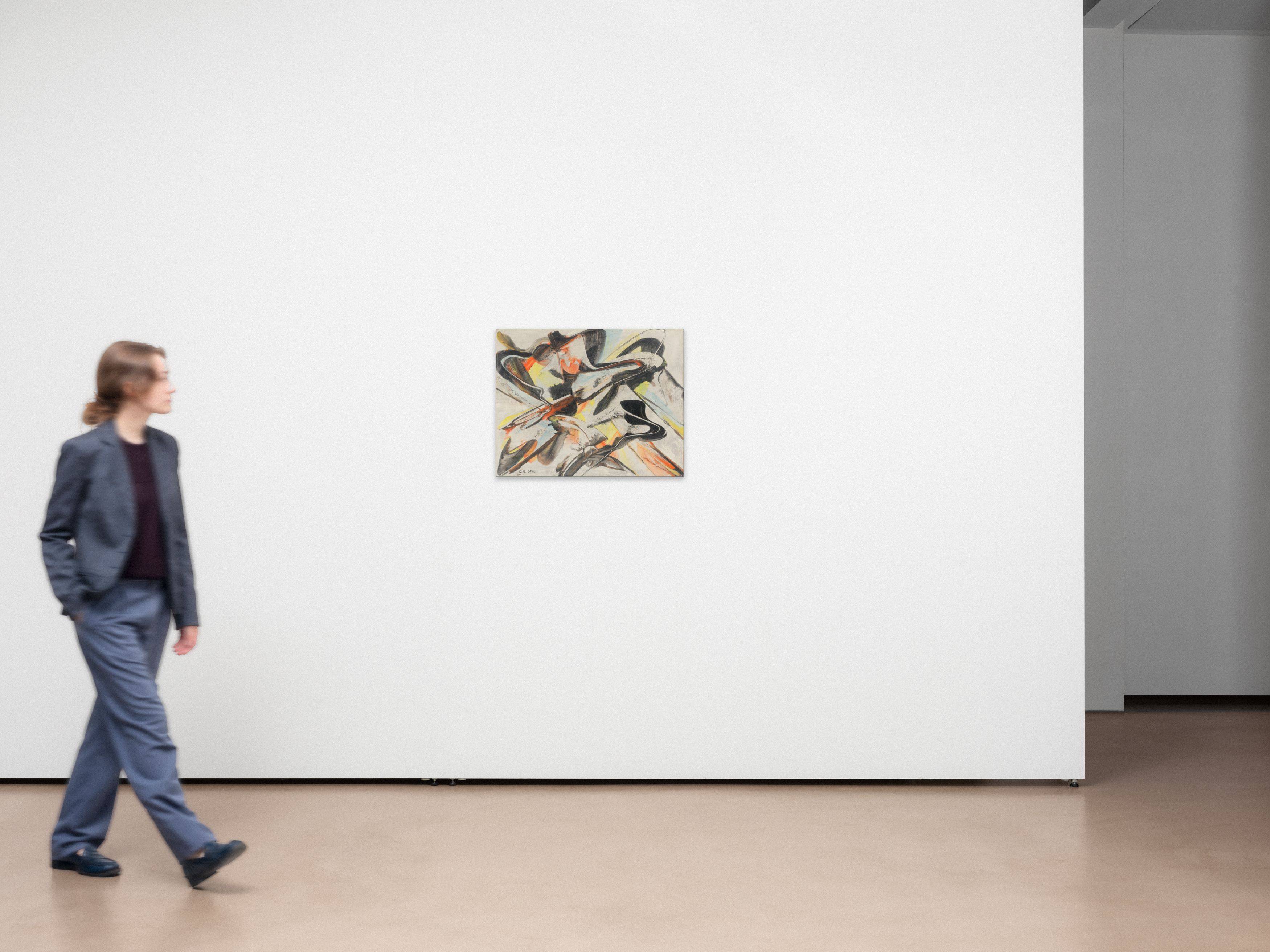 Auf diesem Bild ist das folgende Kunstwerk zu sehen: Karl Otto Götz. „Sept. 1953/II“. 1953.