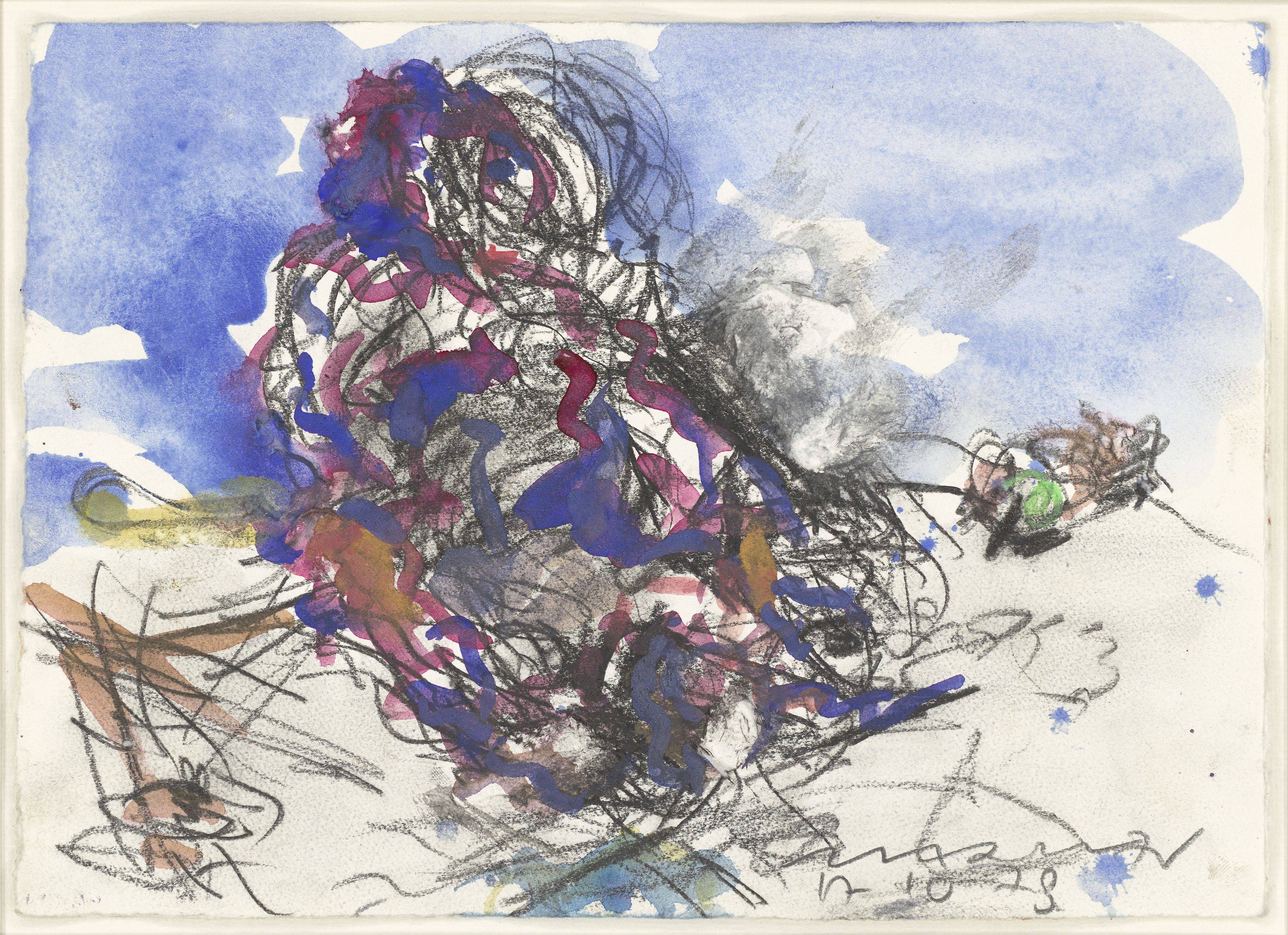 This picture shows the following artwork:  Marwan. Untitled. 1978.