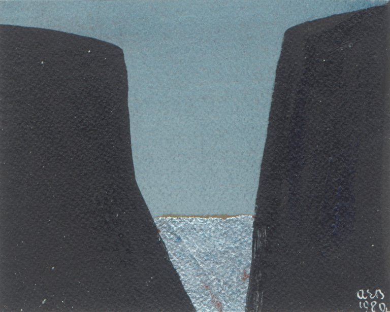 Auf diesem Bild ist das folgende Kunstwerk zu sehen: Anna-Eva Bergman. „No 2-1979 Côte argentée“ / „No 31-1980“ / „No 47-1980“. 1979 / 1980 / 1980.