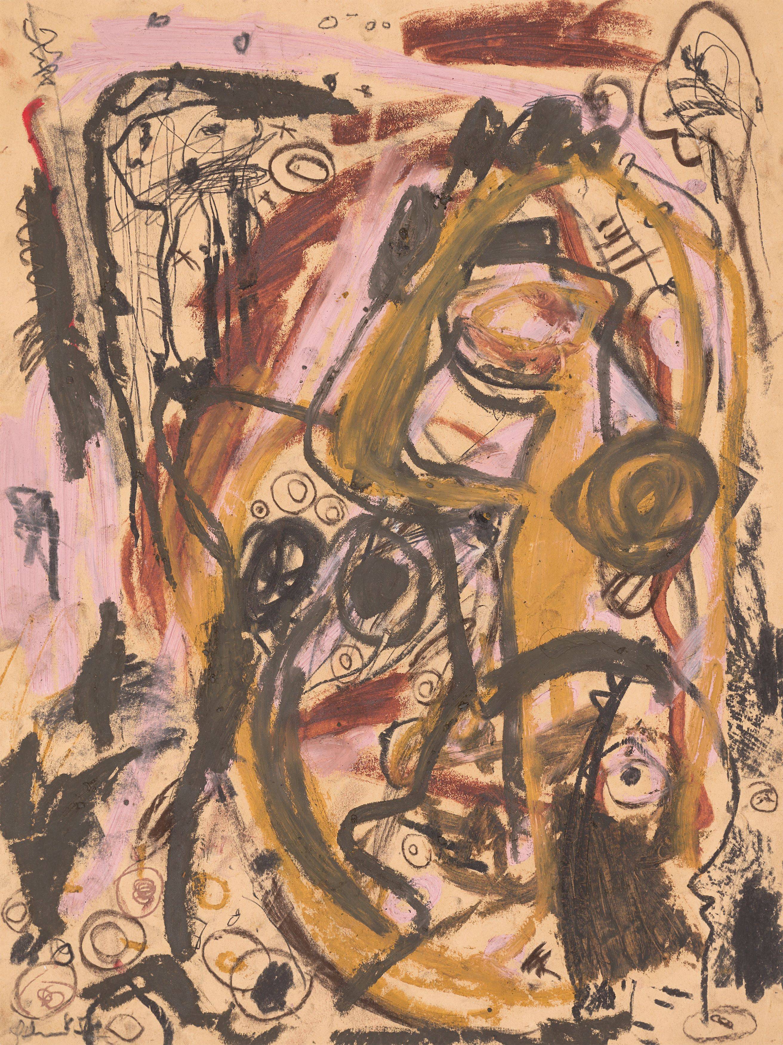 This picture shows the following artwork: Gunter Damisch. Untitled. 1985.