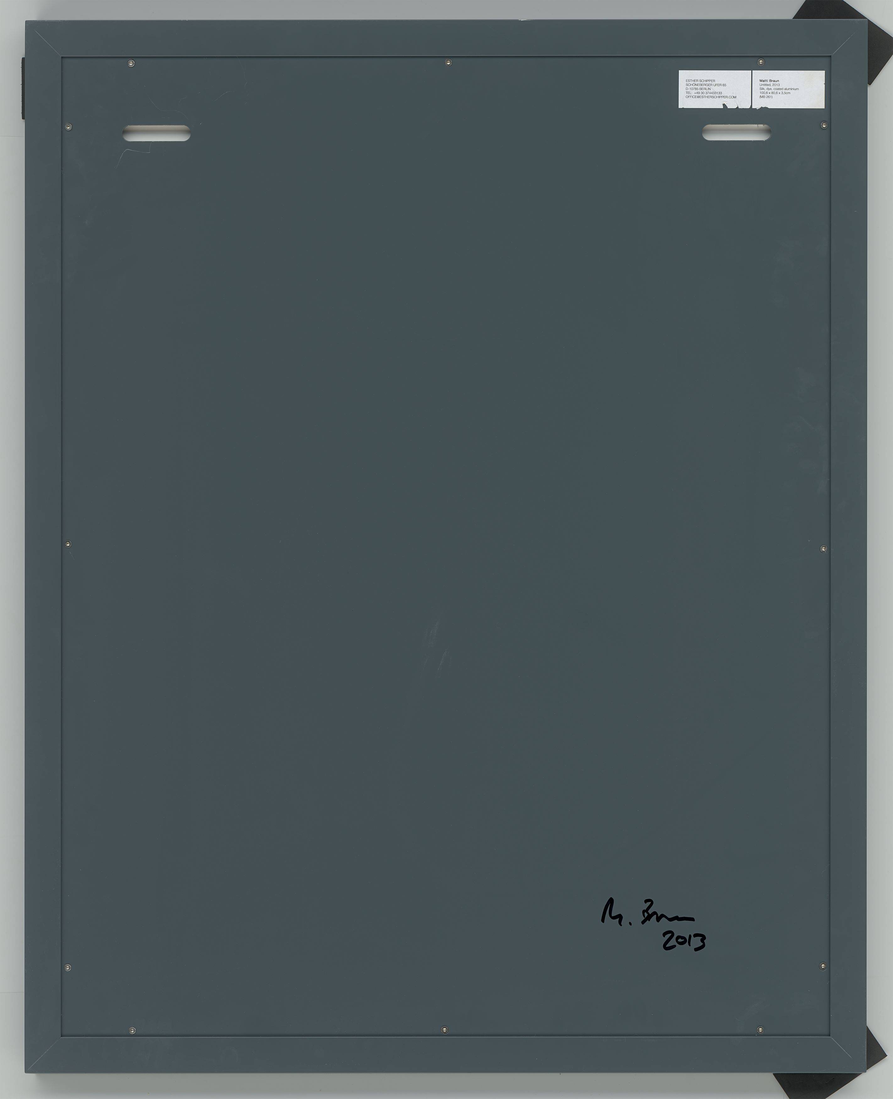 This picture shows the following artwork: Matti Brown. ”Untitled”. 2013.