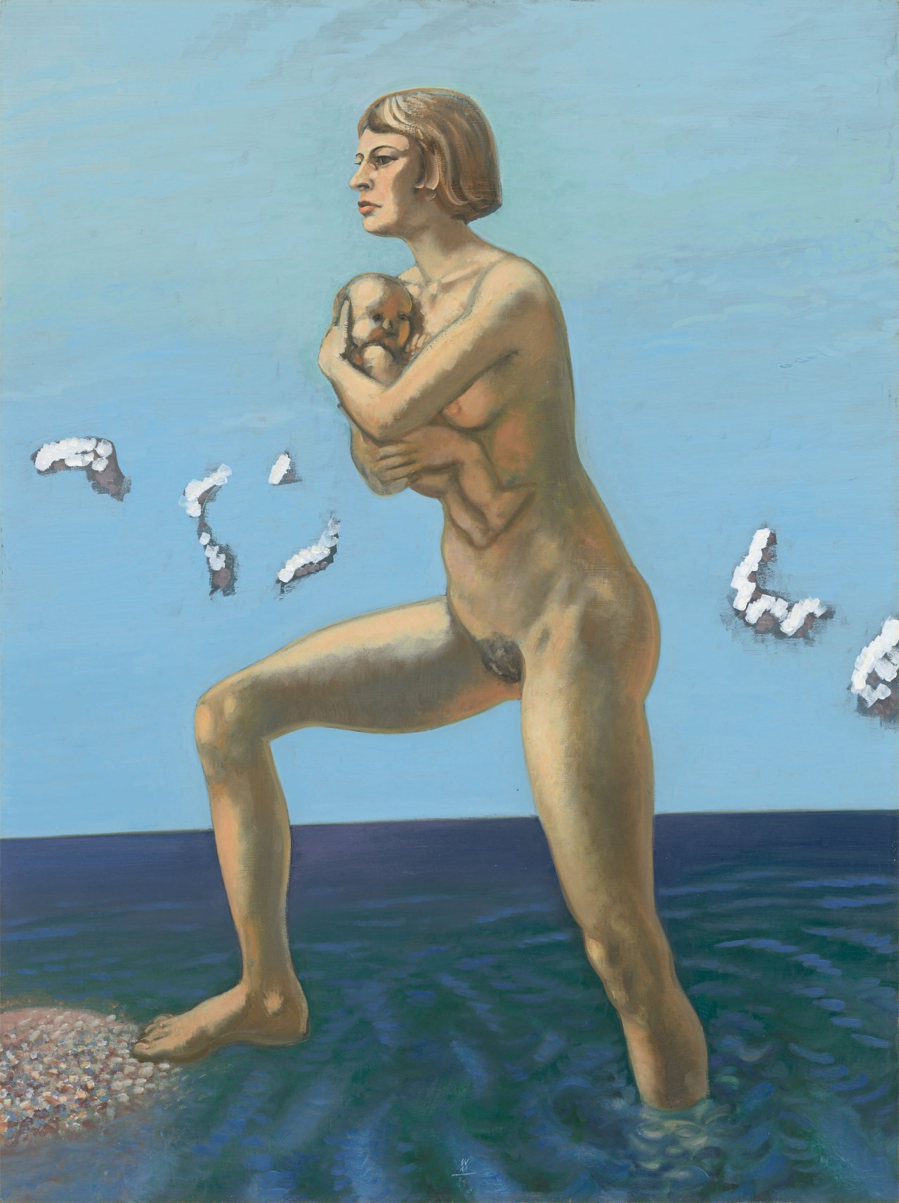 Auf diesem Bild ist das folgende Kunstwerk zu sehen: Wolfgang Mattheuer. „Christophora“. 1981.