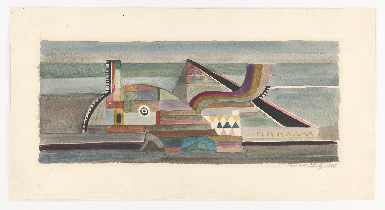 Auf diesem Bild ist das folgende Kunstwerk zu sehen: Bernard Schultze. Ohne Titel. 1948.