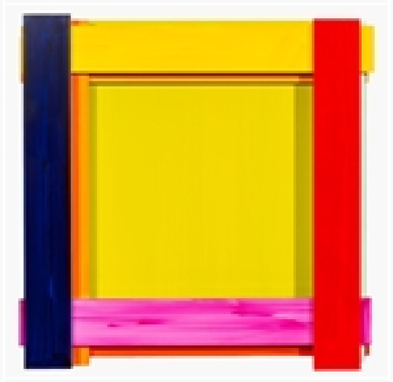 Auf diesem Bild ist das folgende Kunstwerk zu sehen: Imi Knoebel. „Alte Liebe (F-1, F-2, F-3)“. 2009.