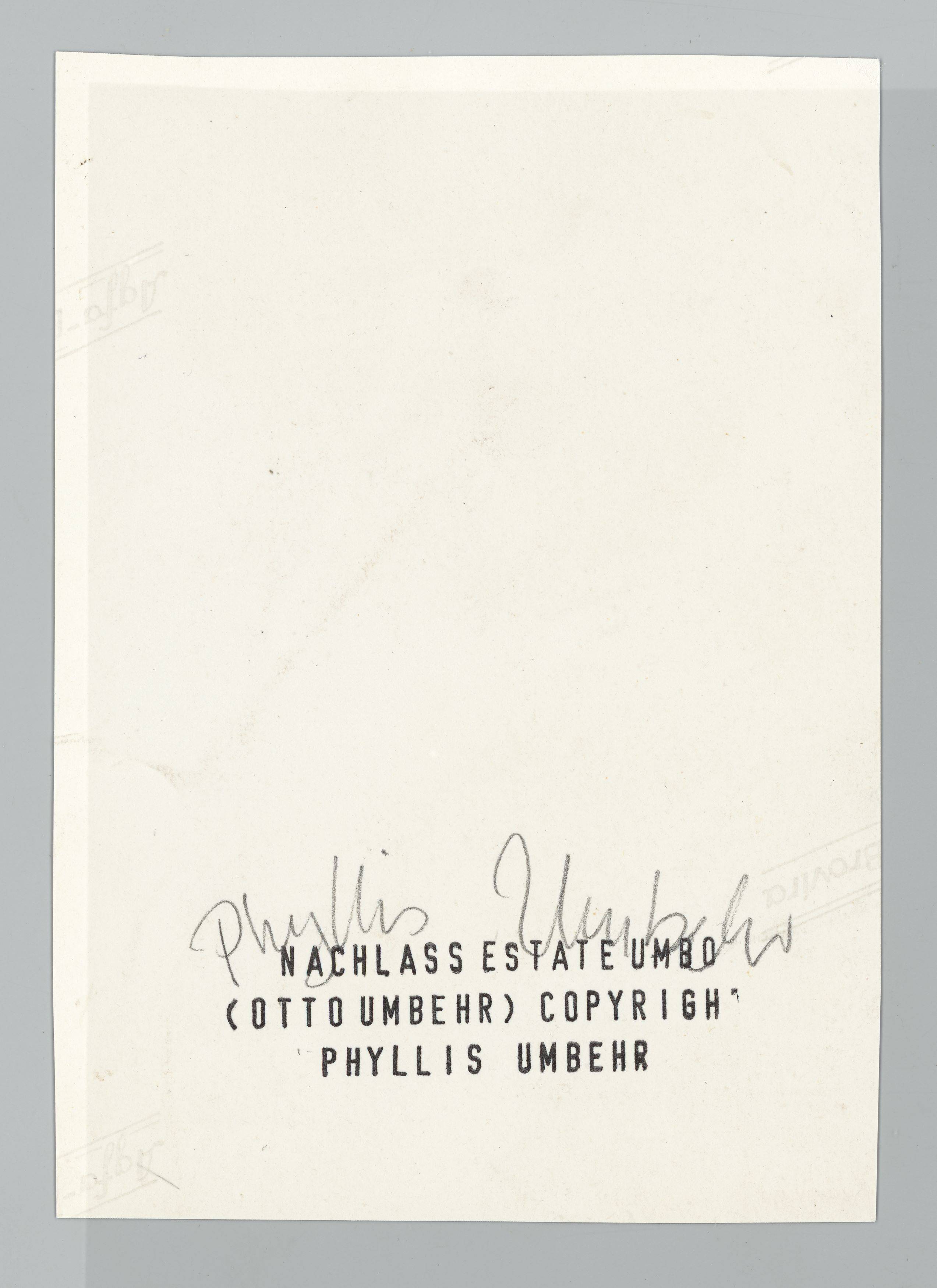 Auf diesem Bild ist das folgende Kunstwerk zu sehen:  Umbo (d.i. Otto Umbehr). Selbstporträt / Ruth Landshoff. 1926 und 1927.