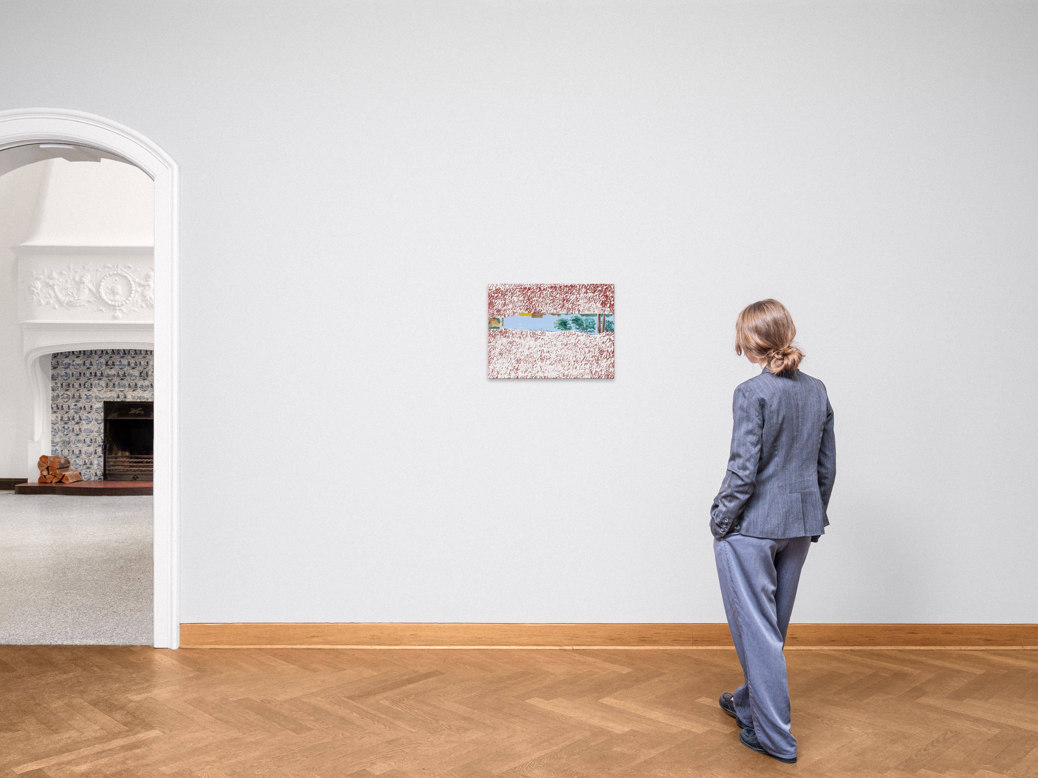 This picture shows the following artwork: Dexter Dalwood. ”Auden”. 2011.