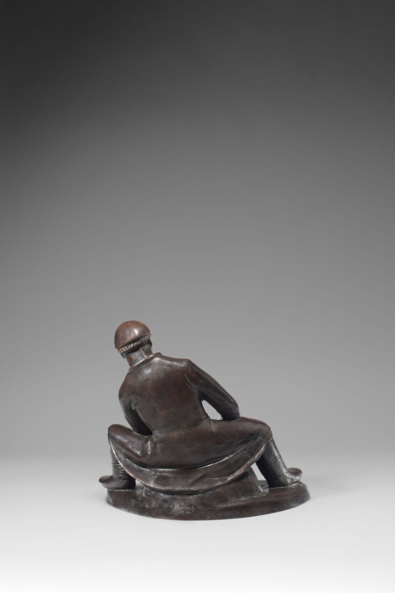 This picture shows the following artwork: Ernst Barlach. ”Der Melonenesser”. 1907.