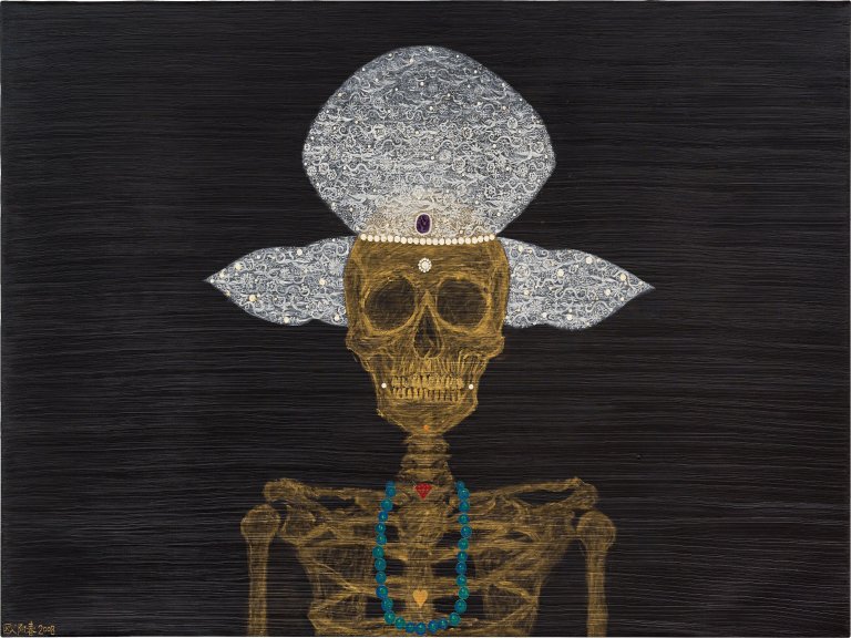 This picture shows the following artwork: Ouyang Chun. ”The King's Woman”. 2008.