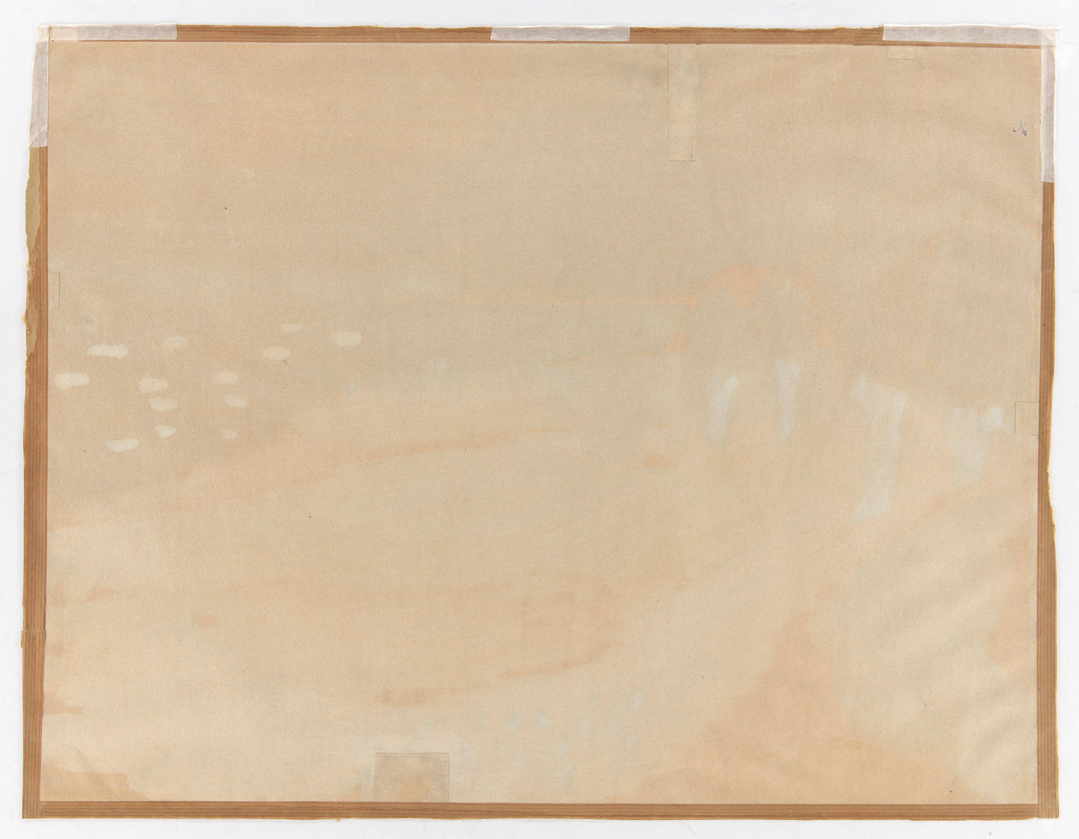 Auf diesem Bild ist das folgende Kunstwerk zu sehen: Eduard Bargheer. Elblandschaft bei Blankenese. 1932.