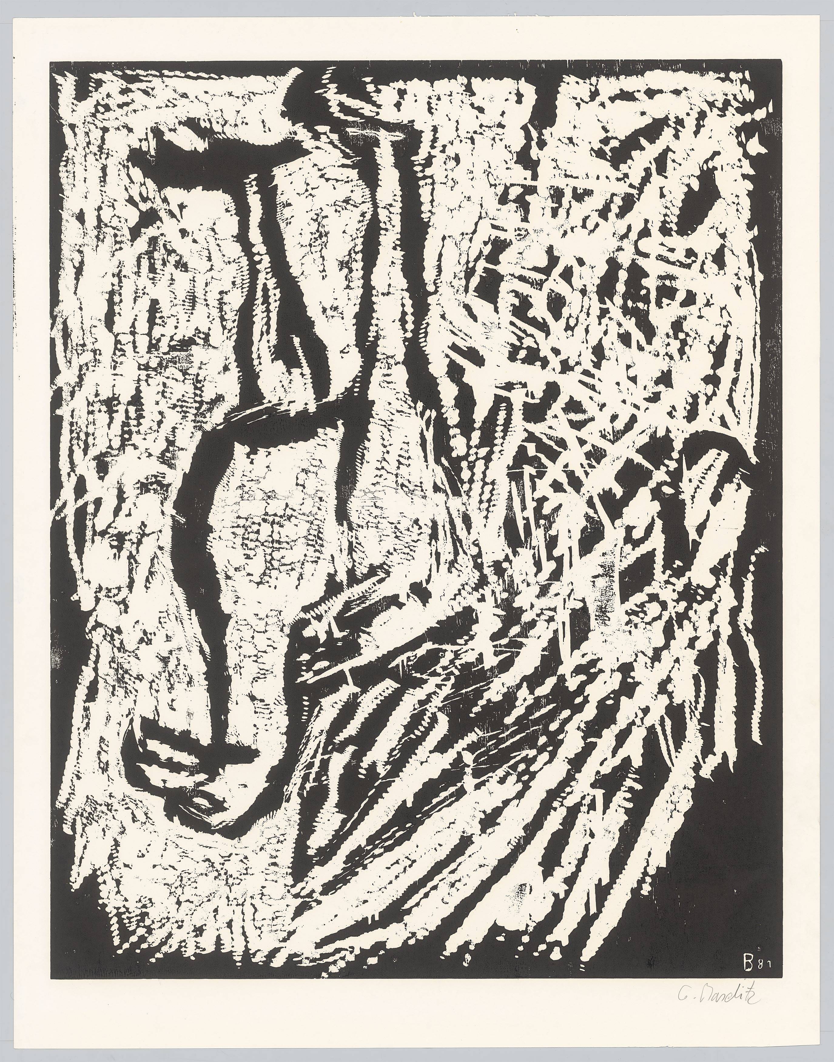 This picture shows the following artwork: Georg Baselitz. ”Adler”. 1981.