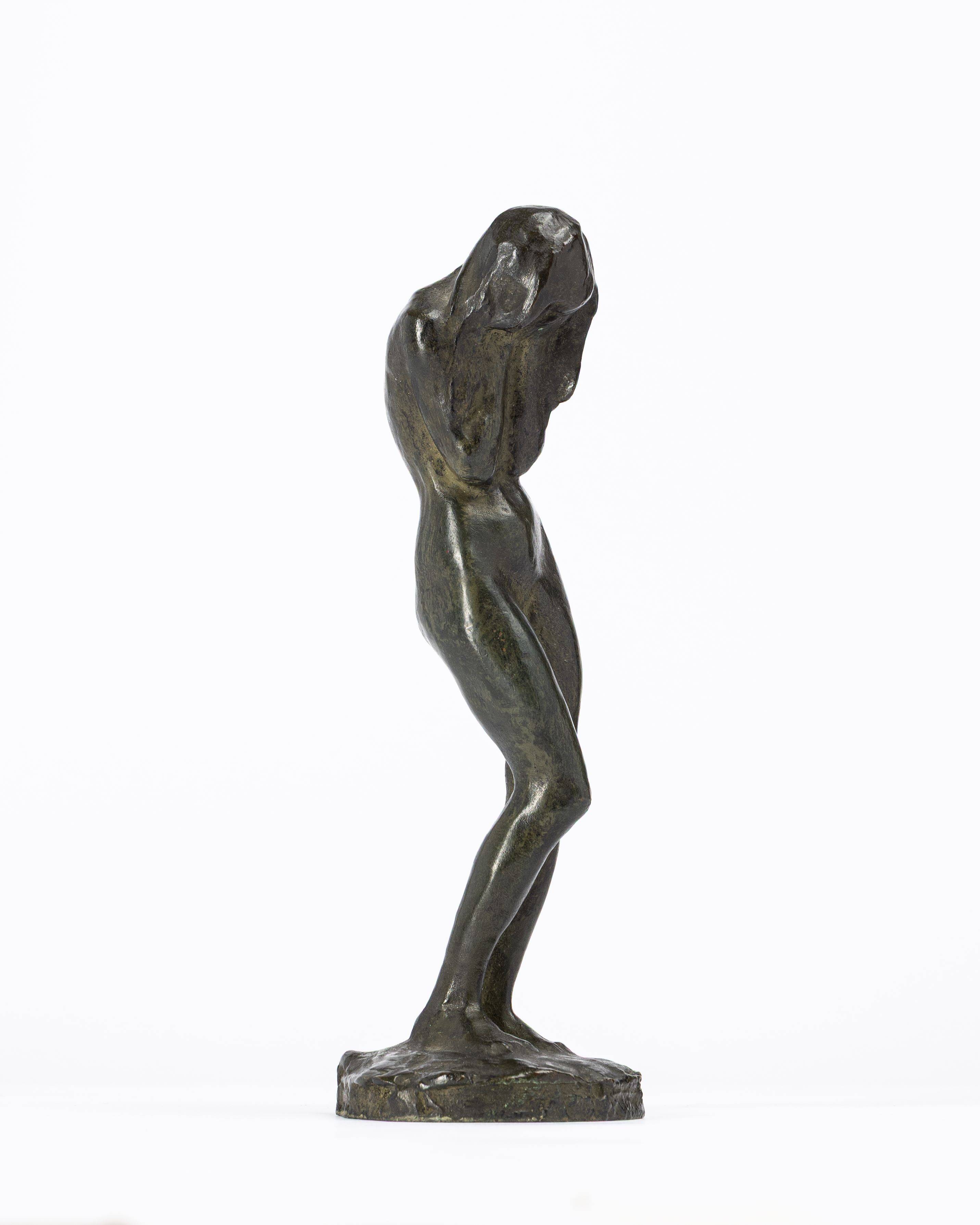 This picture shows the following artwork: Bernhard Hoetger. ”Die Weinende”. Circa 1901.
