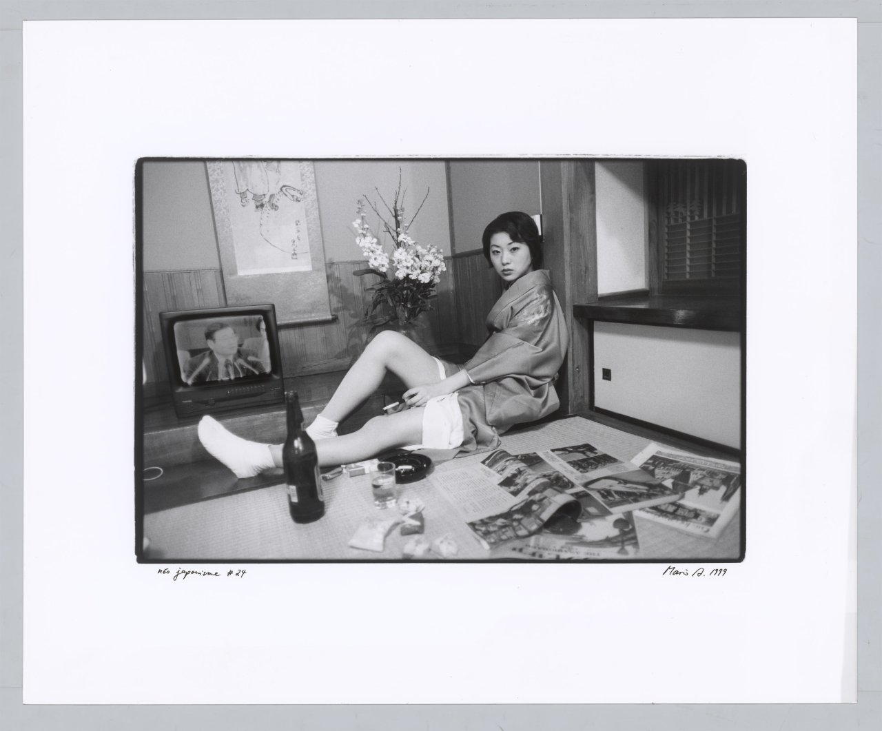 This picture shows the following artwork: Mario A. (i.e. Mario Ambrosius). ”Néo Japonisme # 24