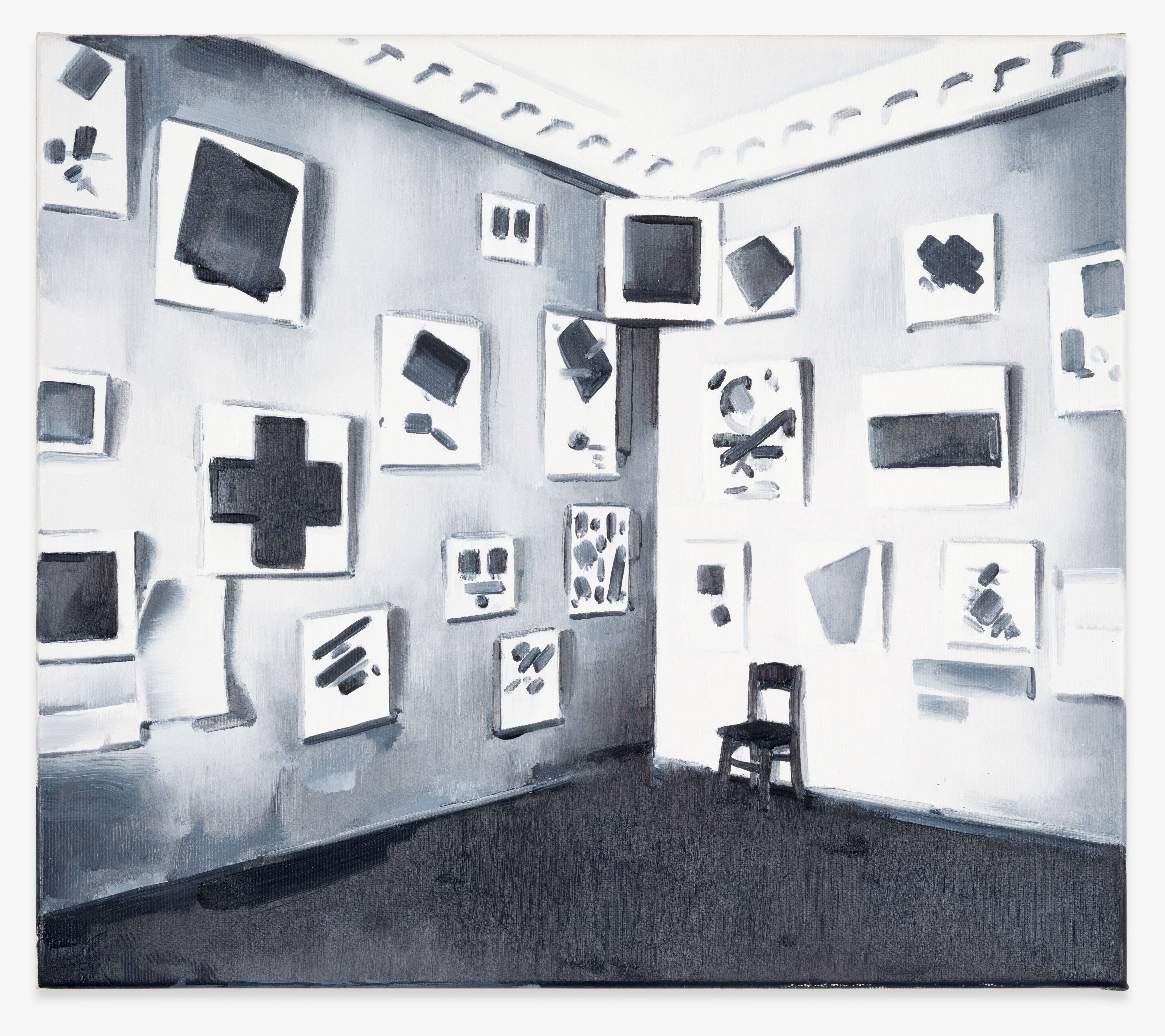 This picture shows the following artwork: Marcin Maciejowski. ”OSTATNIA WYSTAWA FUTURYSTYCZNA 0,10” PETERSBURG, 1915. 2005.