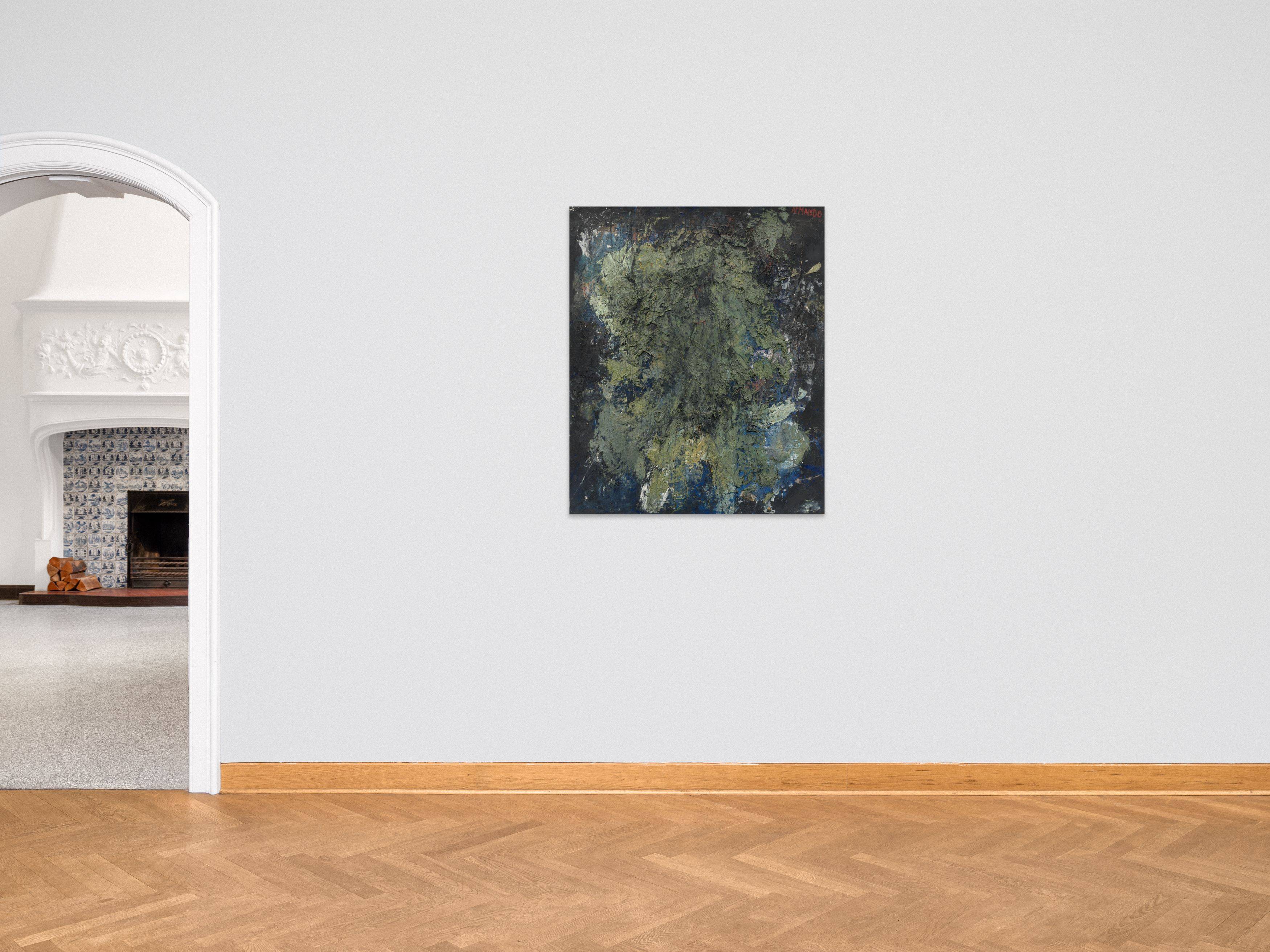 Auf diesem Bild ist das folgende Kunstwerk zu sehen:  Armando . Peinture criminelle. 1957.