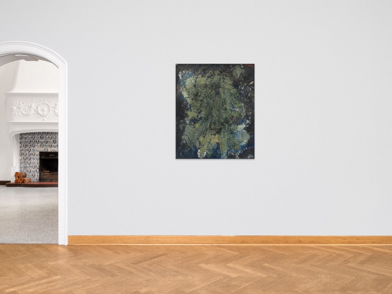Auf diesem Bild ist das folgende Kunstwerk zu sehen:  Armando . Peinture criminelle. 1957.