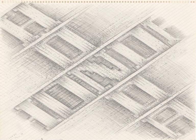 This picture shows the following artwork: Thomas Bayrle. ”HONDA”. 1978.