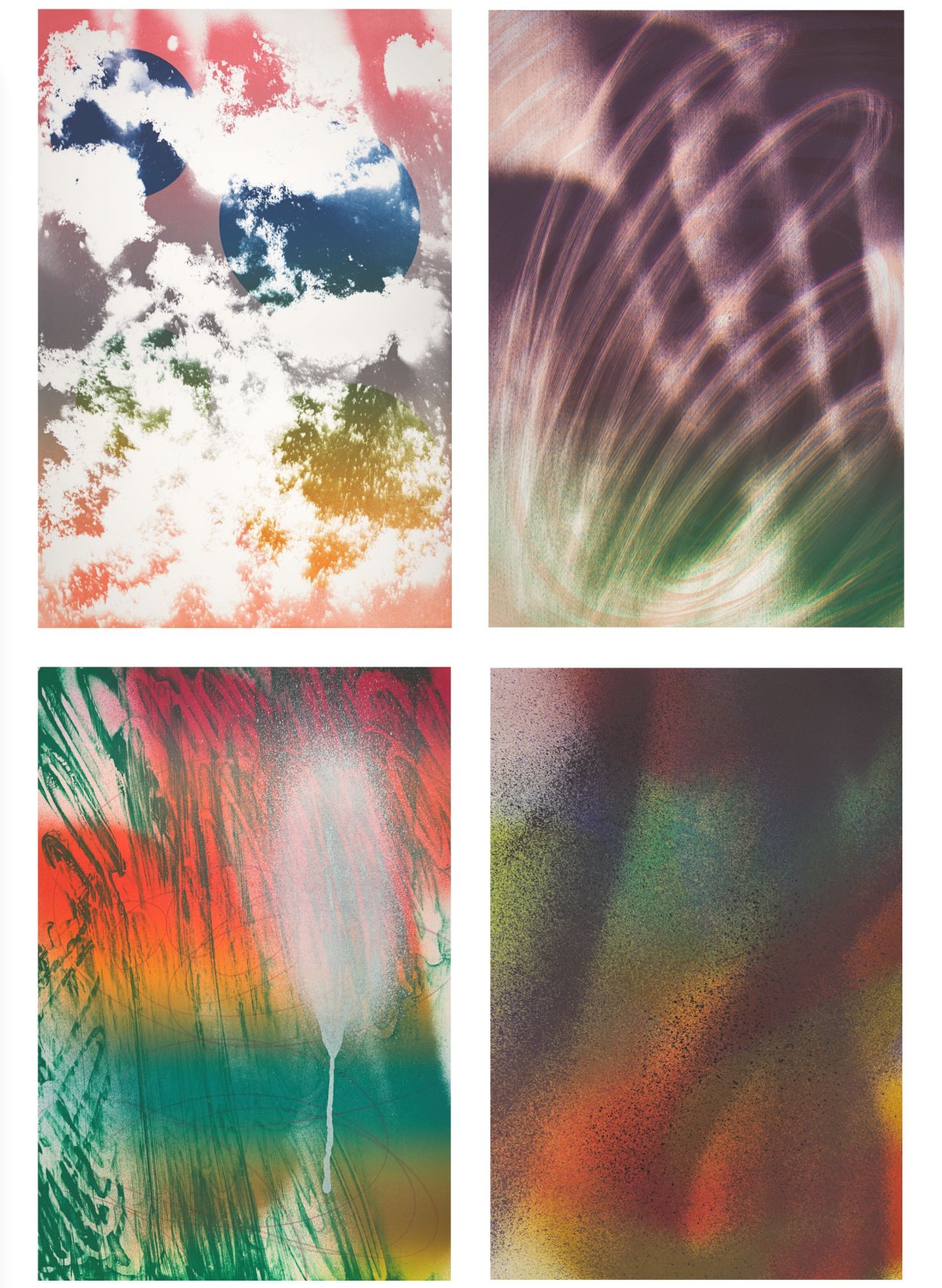 This picture shows the following artwork: Katharina Grosse. ”Fo' Faux Rocks”. 2007.