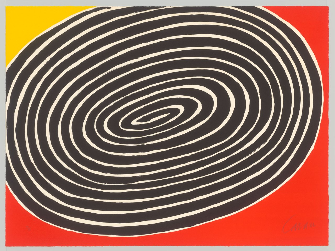 This picture shows the following artwork: Alexander Calder. Spiral.