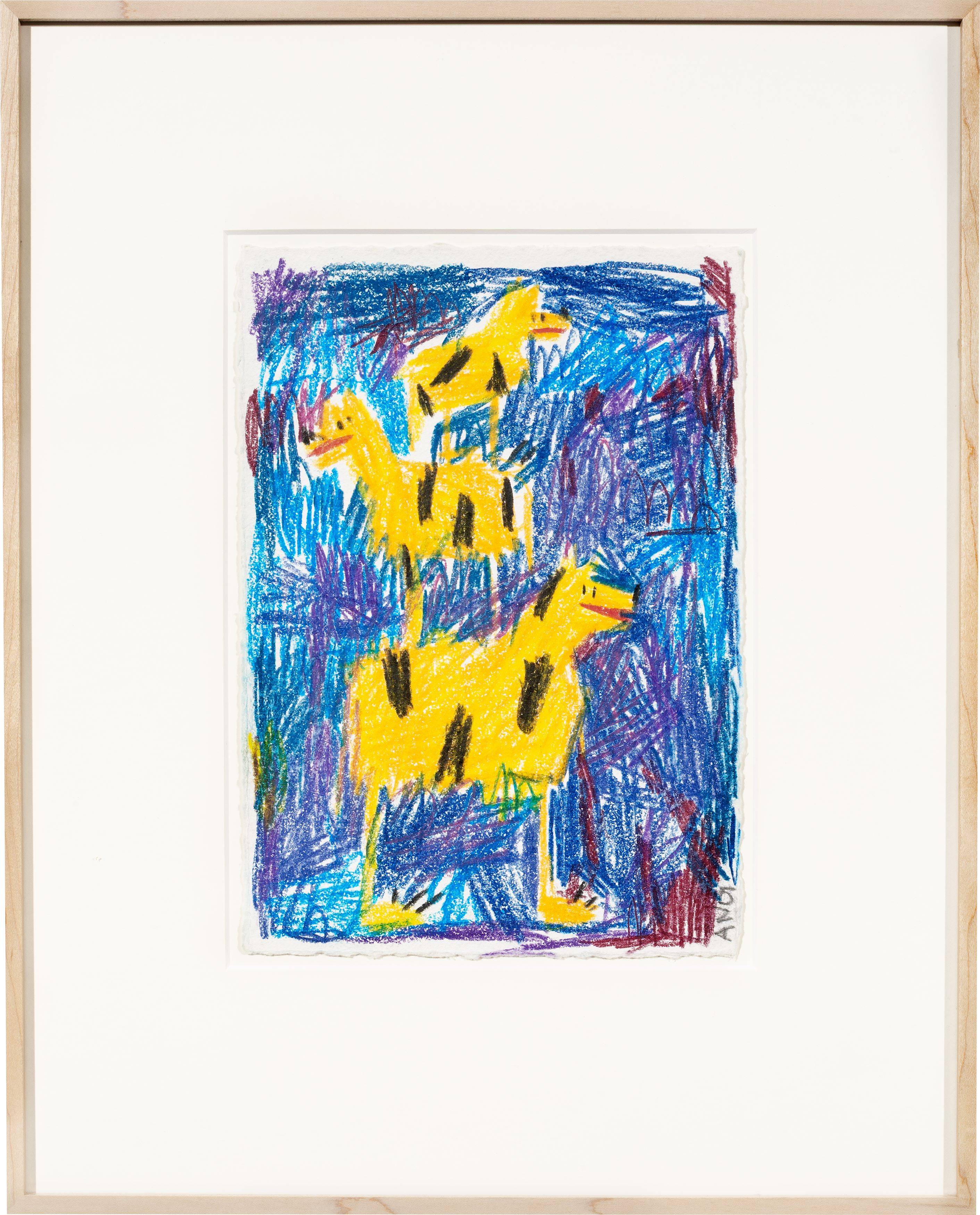 Auf diesem Bild ist das folgende Kunstwerk zu sehen: Andi Fischer. Ohne Titel. 2025.