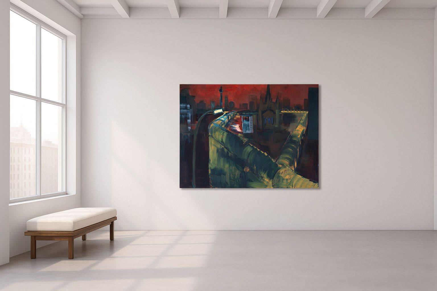 This picture shows the following artwork: Rainer Fetting. ”Mauer am Südstern”. 1989.