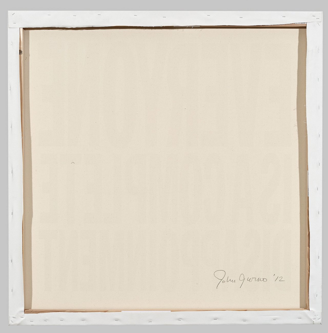 Auf diesem Bild ist das folgende Kunstwerk zu sehen: John Giorno. „EVERYONE IS A COMPLETE DISAPPOINMENT“. 2012.