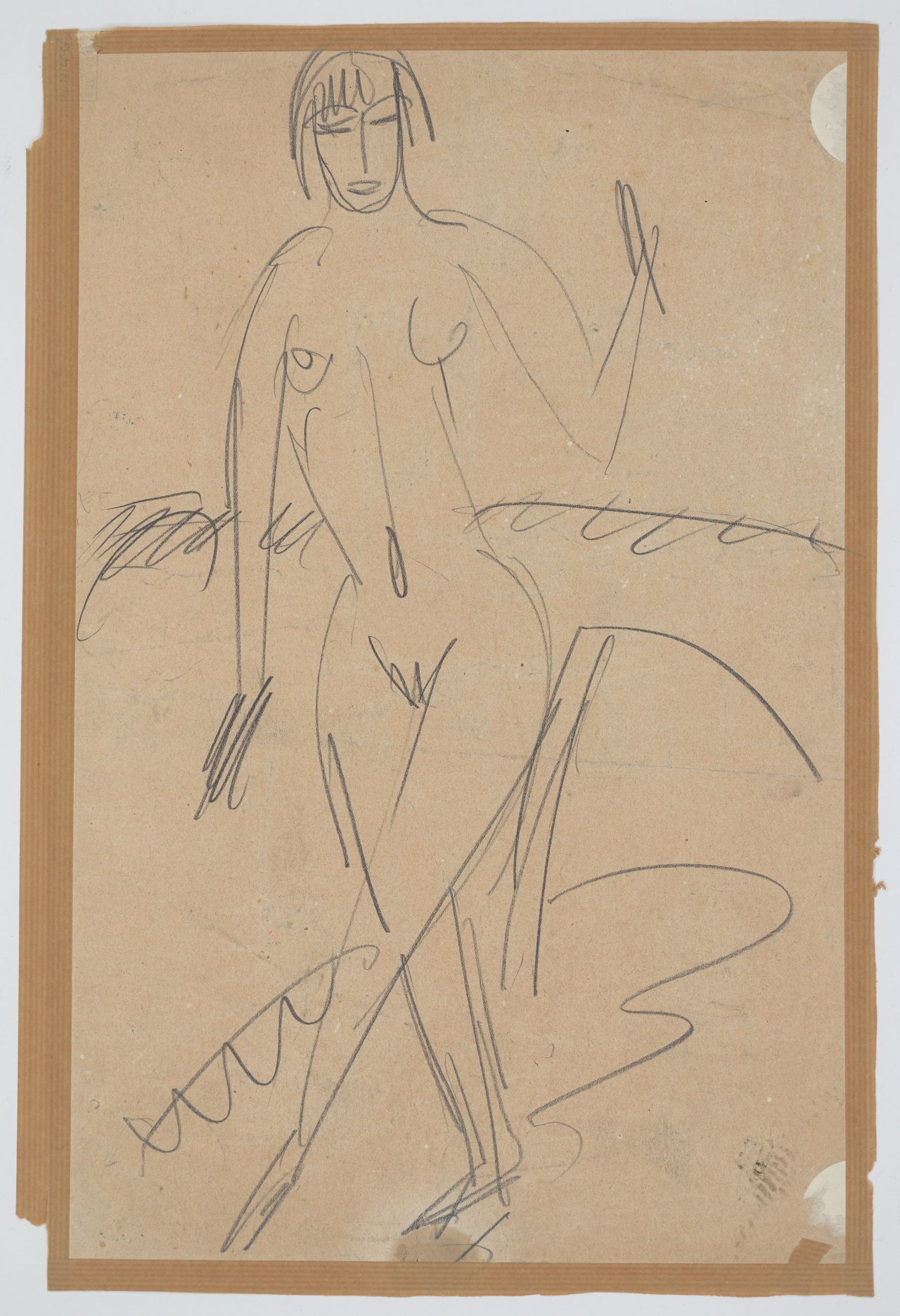 This picture shows the following artwork: Ernst Ludwig Kirchner. High alp. Circa 1919/20.